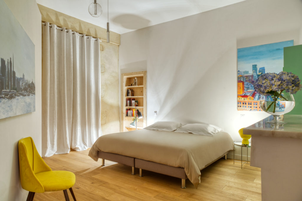 Chambre boisée chateau de camille