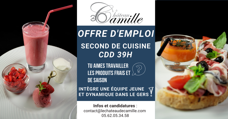 Second de cuisine - Le Château de Camille