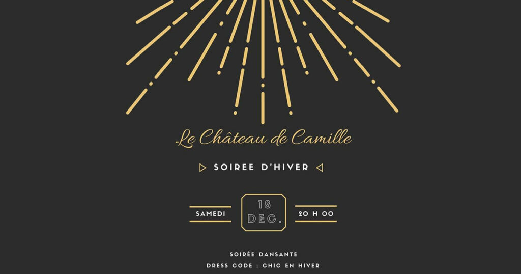 Soirée d'hiver - Le Château de Camille